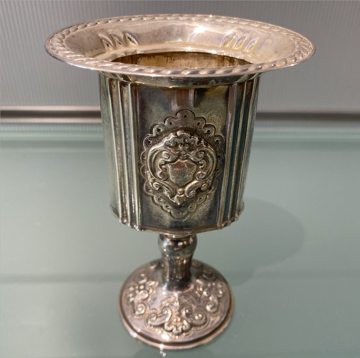 HAZORFIM Sterling Silver Candle Holder