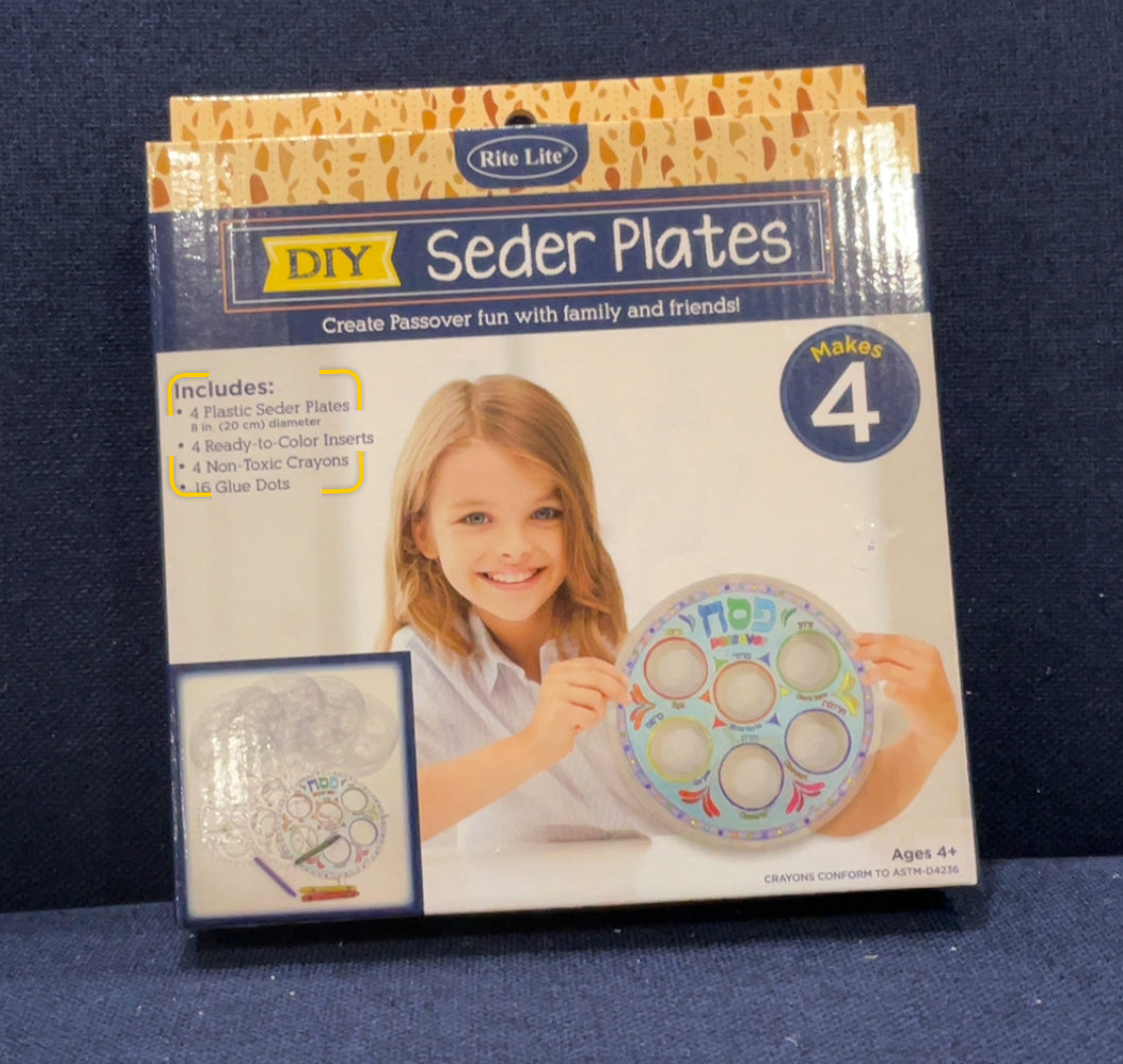 DIY Seder plates