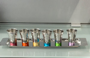 Emanuel Hammer Work Liquer  Cup Set - Coloured