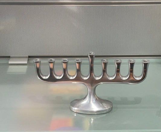 Aluminium modern menorah
