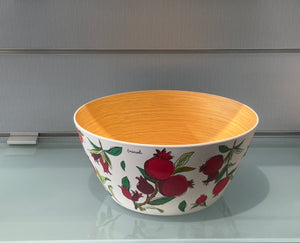 Round pomegranate bowl