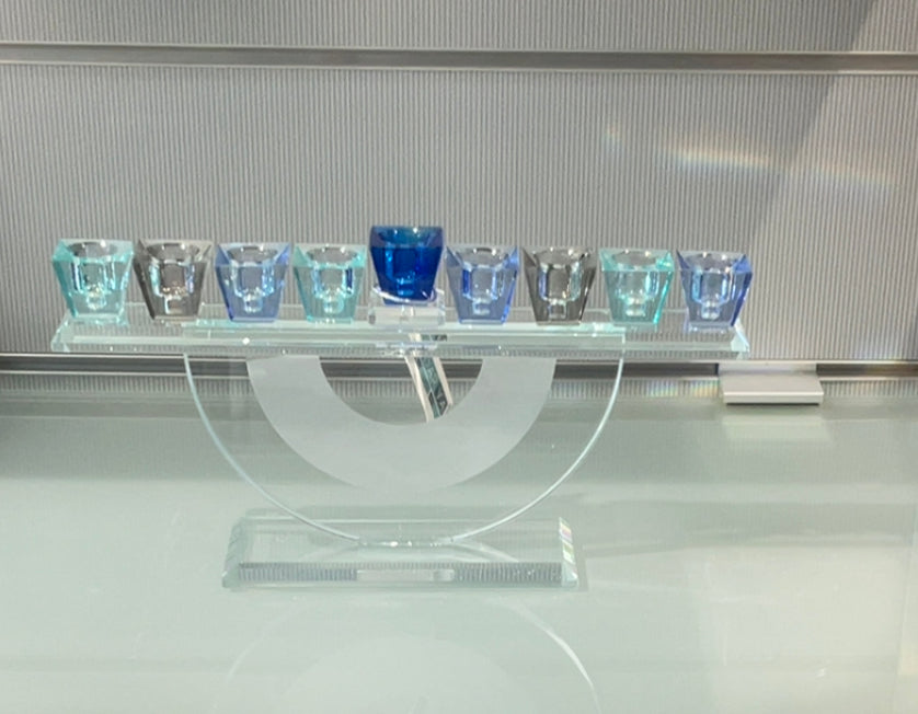 Crystal menorah
