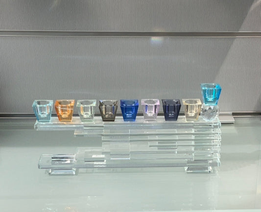 Crystal menorah