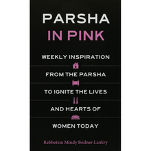 Load image into Gallery viewer, Parsha in Pink - Weekly inspiration from the Parsha to ignite the lives and Hearts of Women Today
