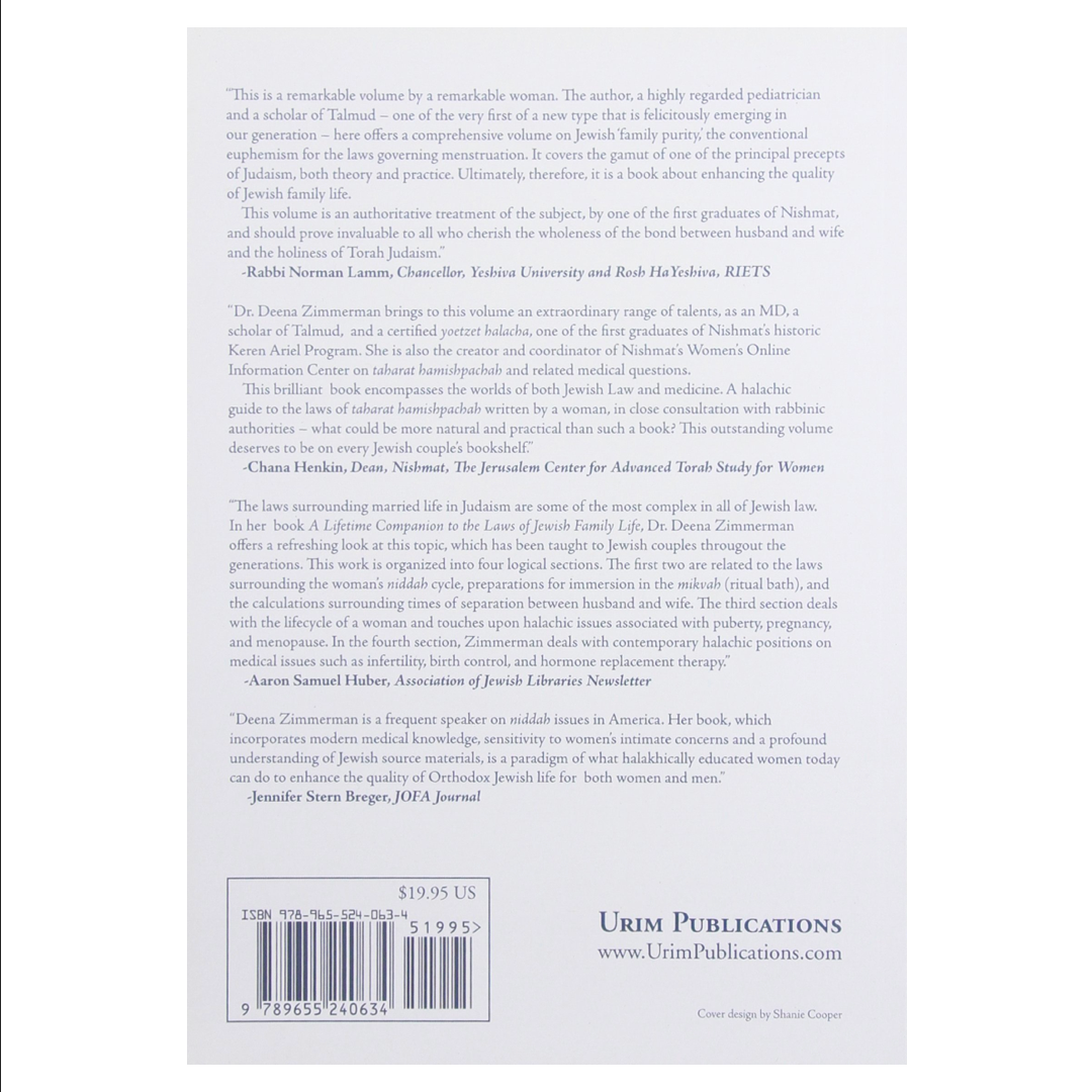 A Lifetime Companion to the Laws of Jewish Family Life