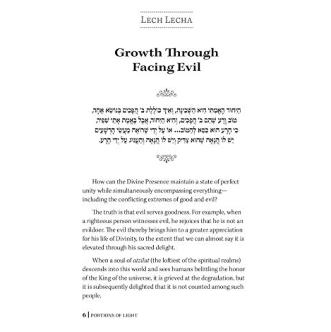 Portions of Light - by Parsha - Teachings from the Baal Shem Tov on Torah and Festivals