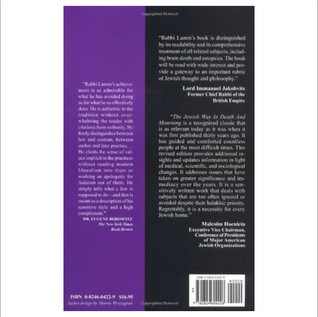 The Jewish Way in Death and Mourning