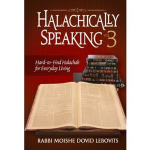 Halachically Speaking - 8 Individual Volumes