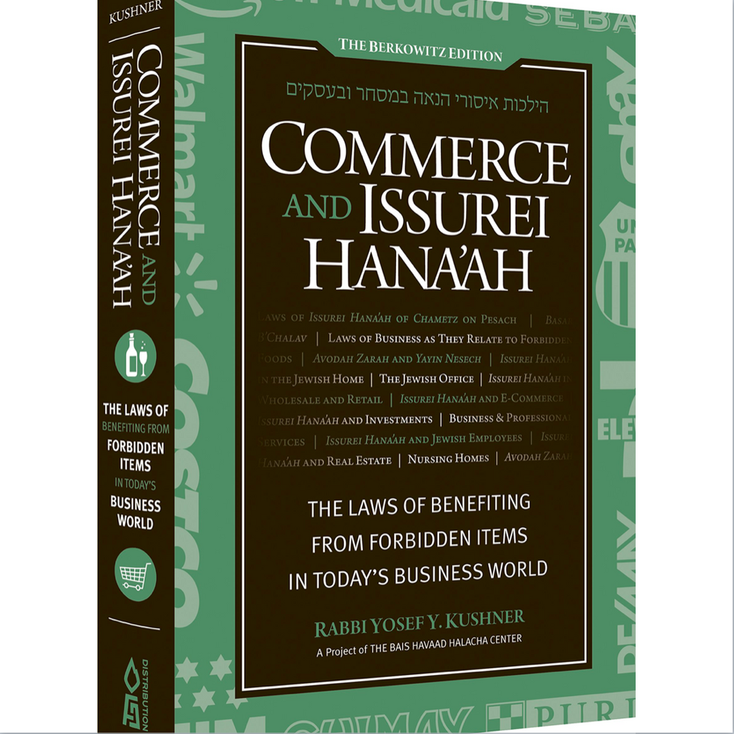 Commerce and Issurei Hana'ah: The laws of benefitting from forbidden items in today's business world