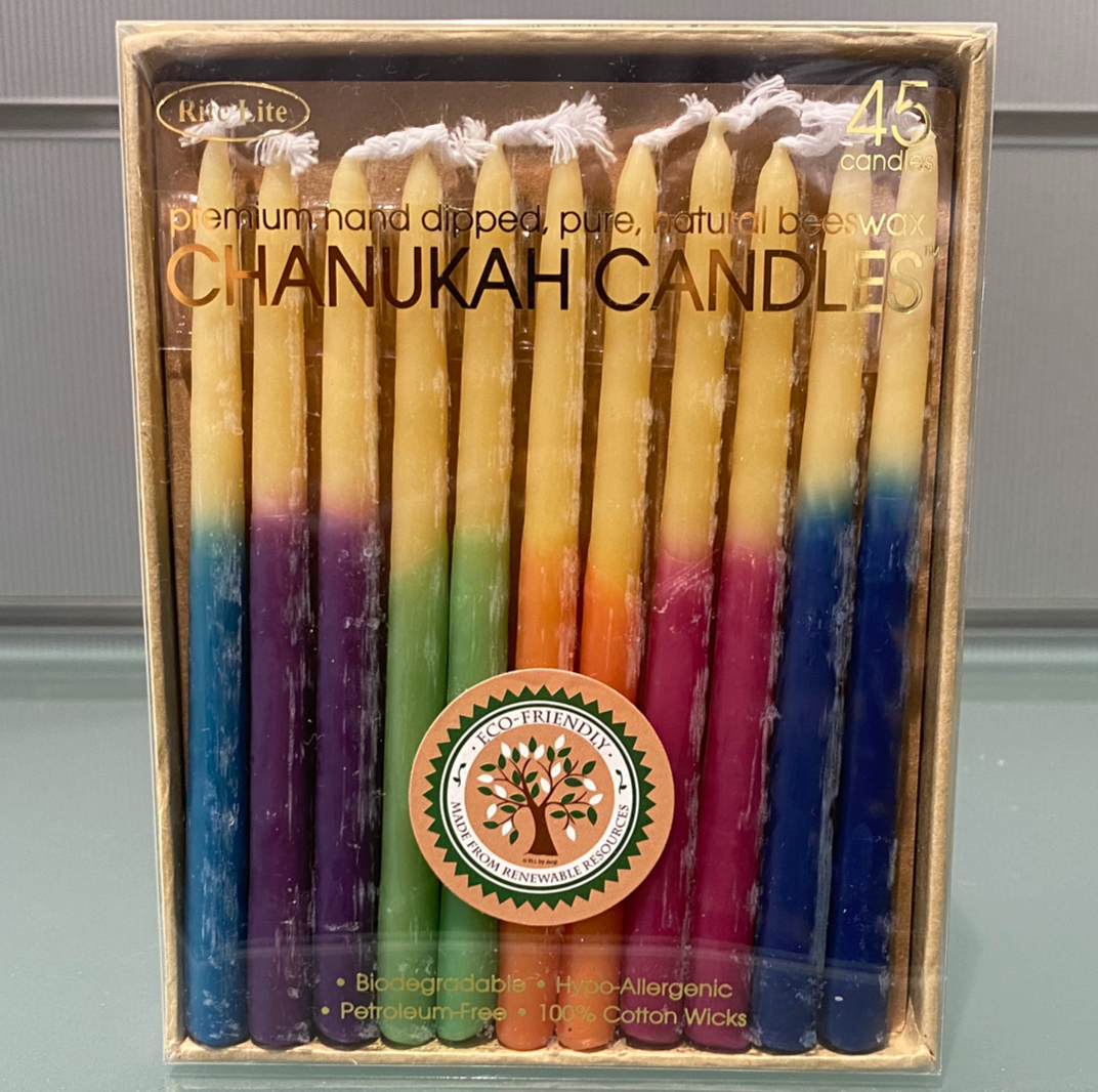 Rite Lite - Premium Hand Dipped Beeswax  Chanukah Candles