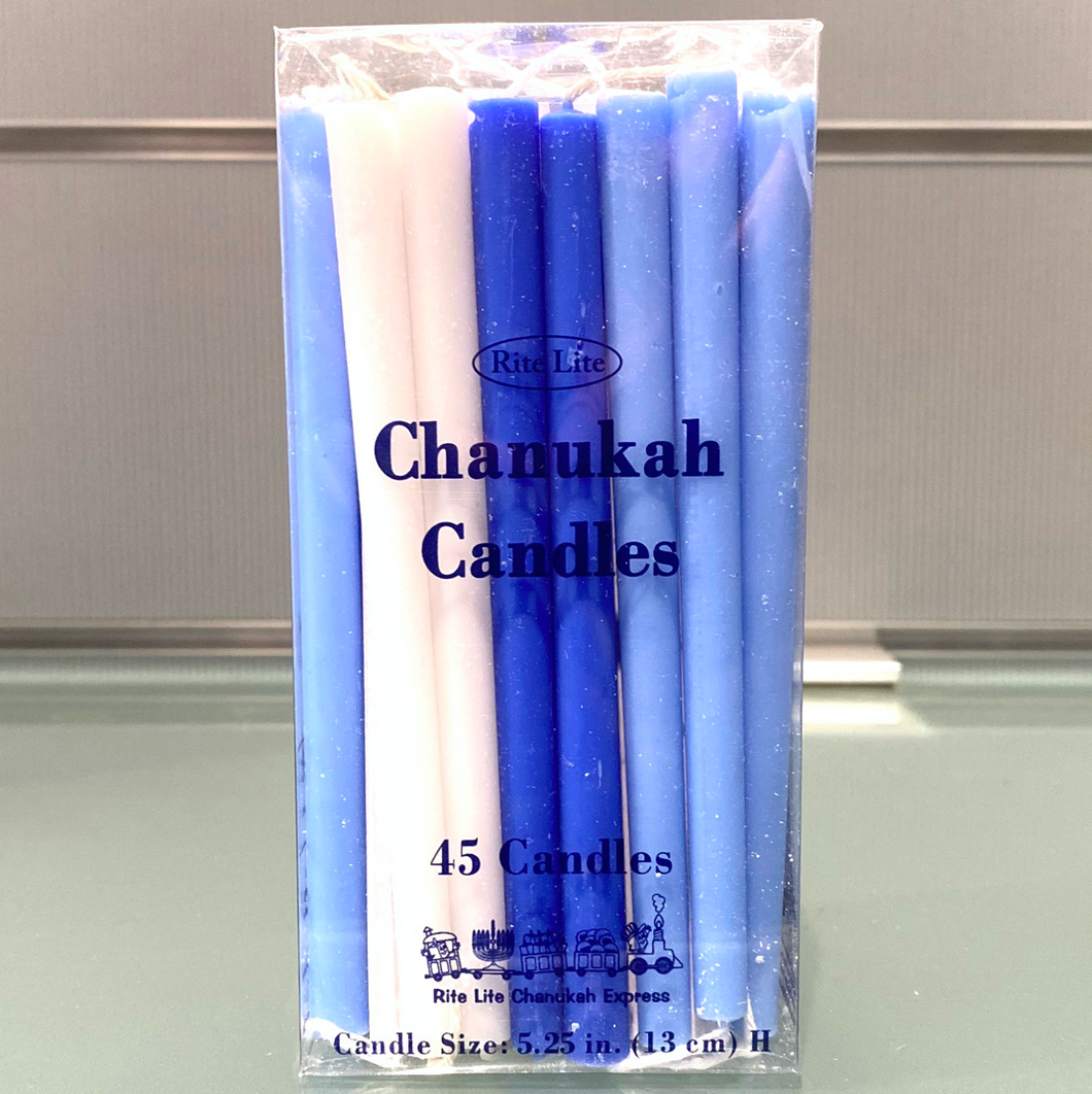 Rite Lite - Blues and White - Chanukah Candles