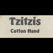 Load image into Gallery viewer, Cotton Hand Made Tzitzit
