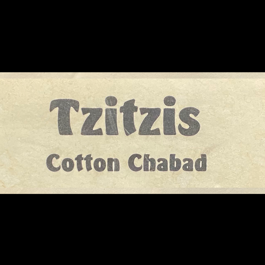 Cotton Tzitzit - Chabad