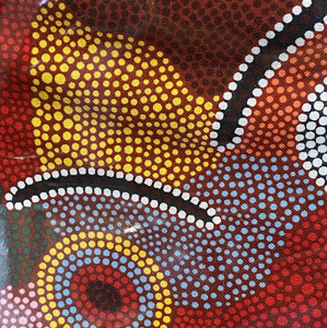 Aboriginal Challah Cover - Shabbat and Yom Tov - Design 1