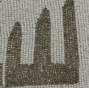 Exclusive Fully Beaded Challah Cover - Shabbat and Yom Tov - Design 1