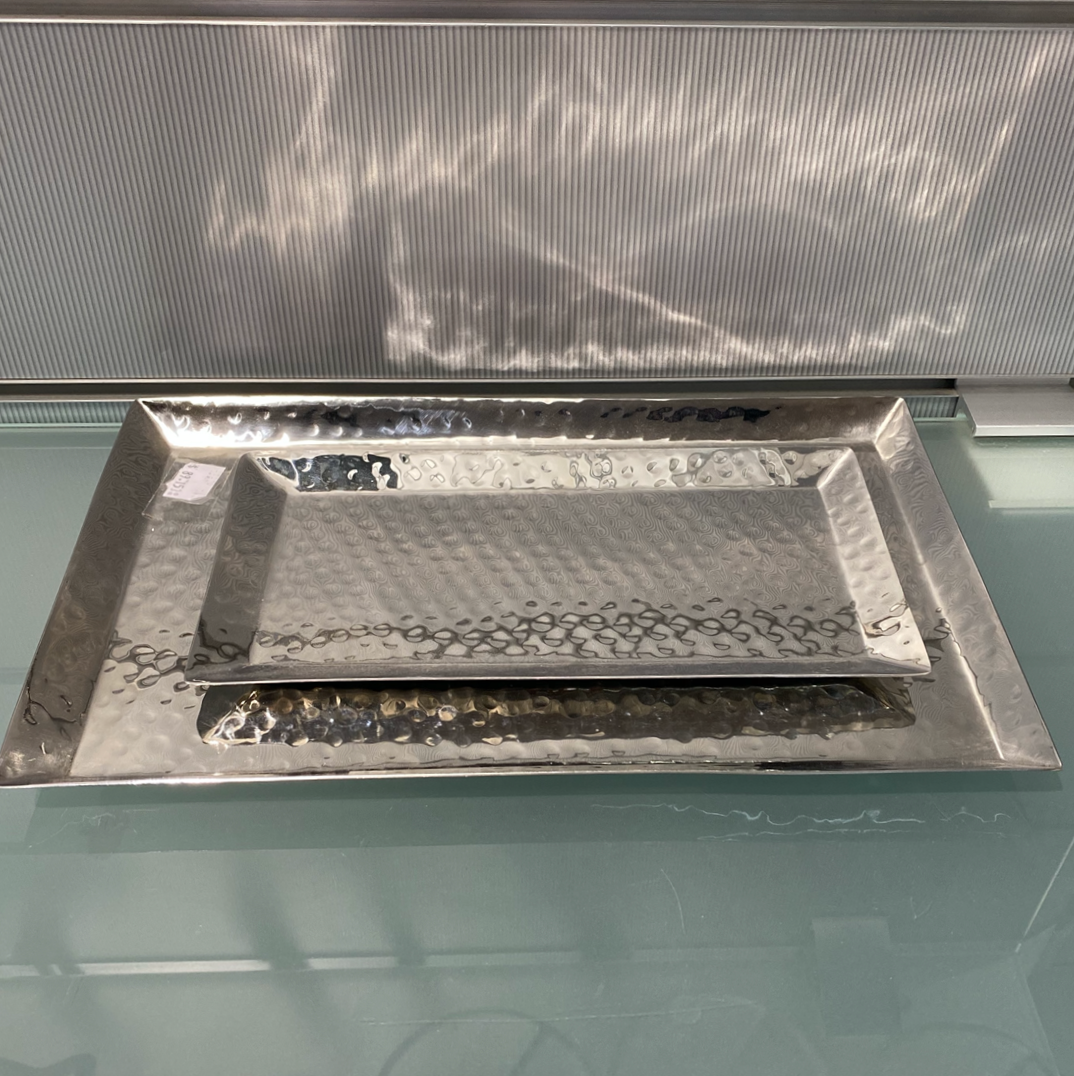 Emanuel Hammered Candlestick Tray - Small or Large