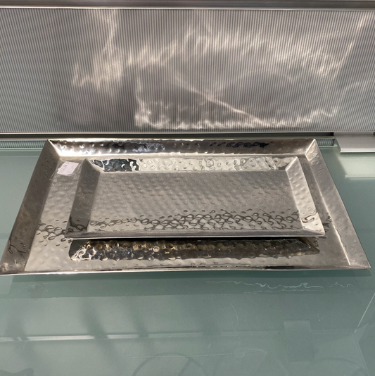 Emanuel Hammered Candlestick Tray - Small or Large