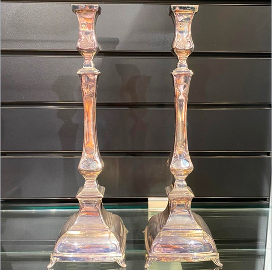BANDINI Sterling Silver Shabbat Candle Sticks