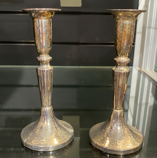 HAZORFIM Small Sterling Silver Shabbat Candle Sticks