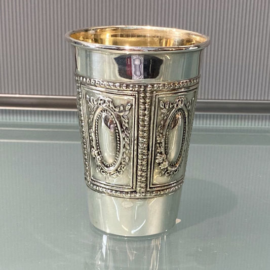HADAD Sterling Silver Kiddush Cup - Design 3