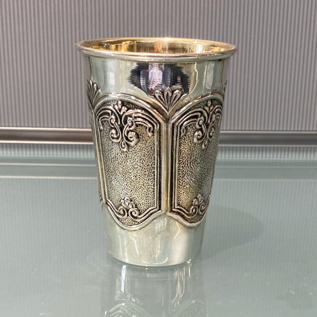 HADAD Sterling Silver Kiddush Cup - Design 4