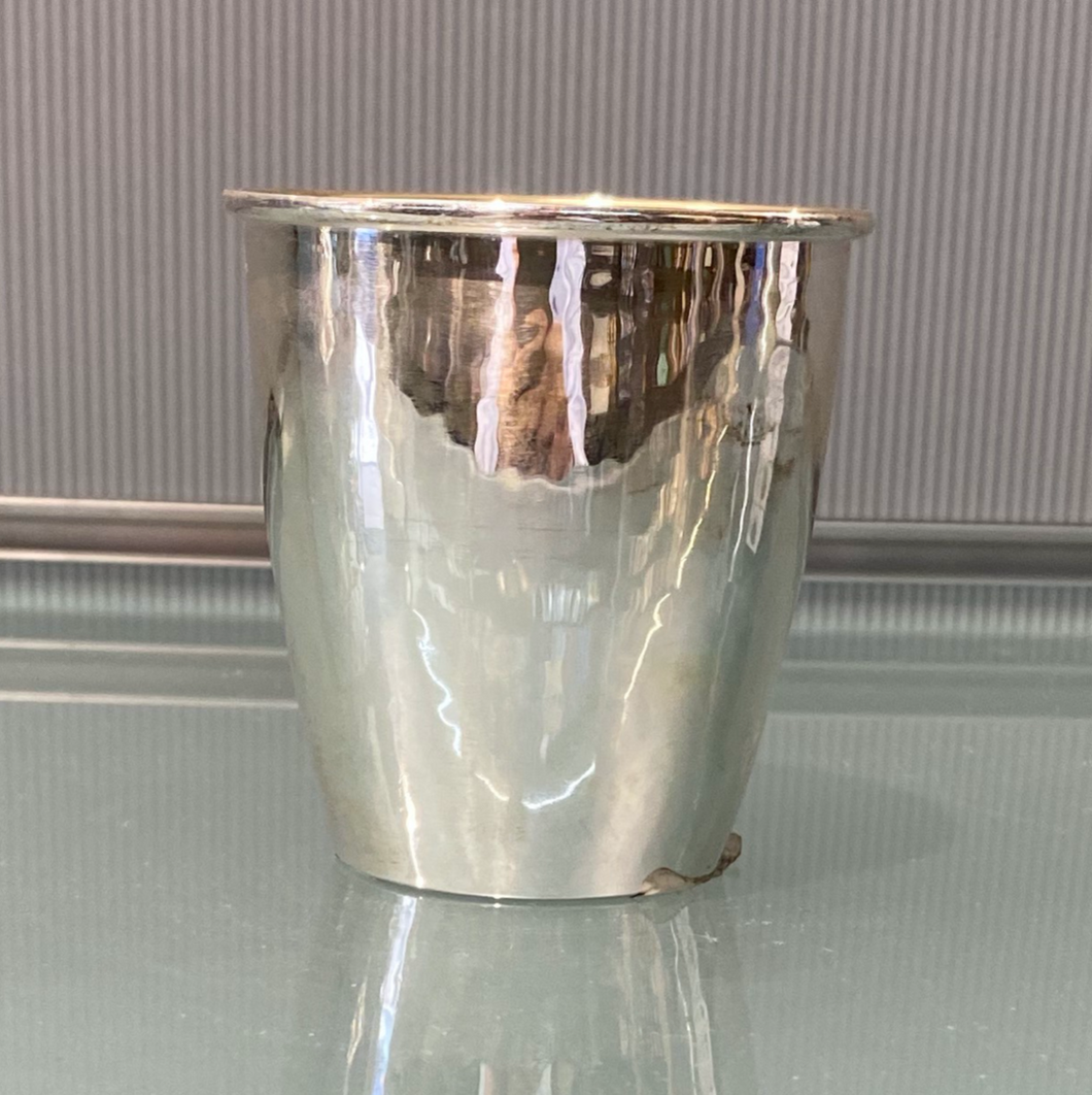 HAZORFIM Sterling Silver Kiddush Cup - Design 2