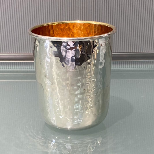 HAZORFIM Sterling Silver Kiddush Cup - Design 3