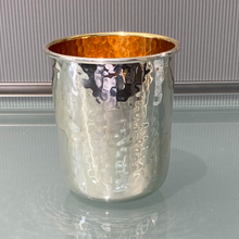 Load image into Gallery viewer, HAZORFIM Sterling Silver Kiddush Cup - Design 3
