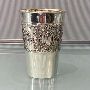 HADAD Sterling Silver Kiddush Cup - Design 6