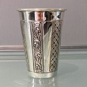 HADAD Sterling Silver Kiddush Cup - Design 7