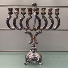 Load image into Gallery viewer, HAZORFIM Chanukah Menorah Sterling Silver - Design 2
