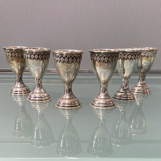 HAZORFIM Sterling Silver Liquor Set - Design 1