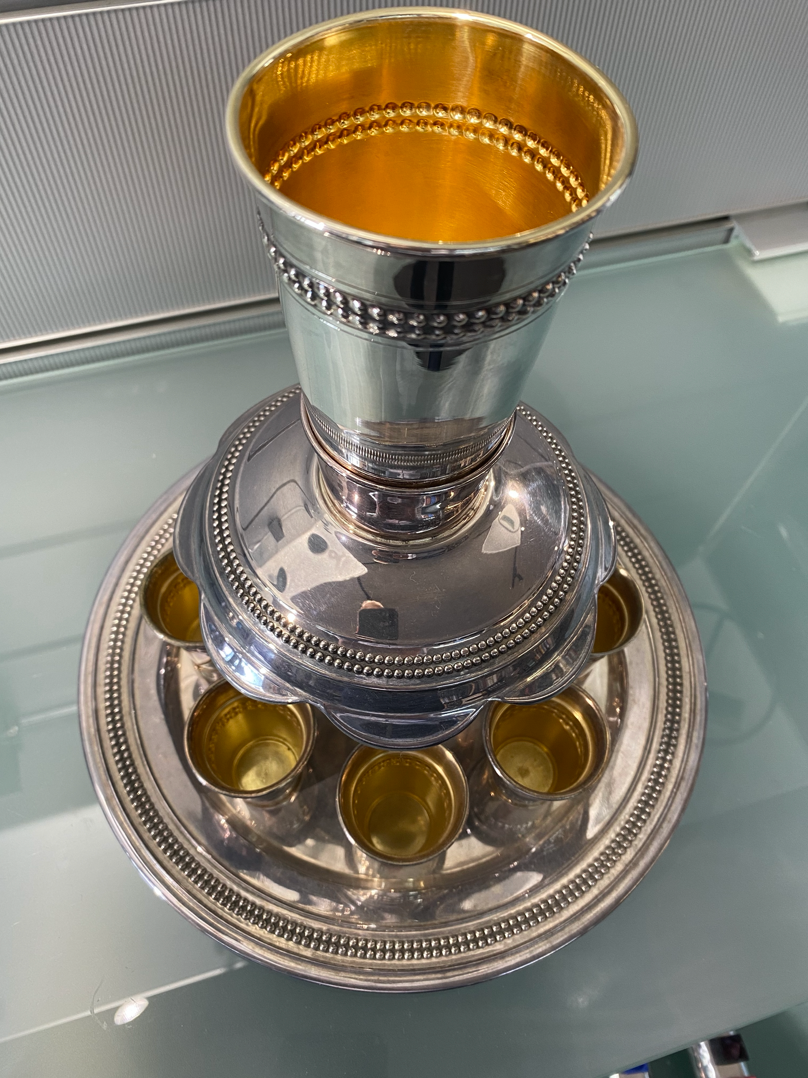 BANDINI Sterling Silver Wine Fountain