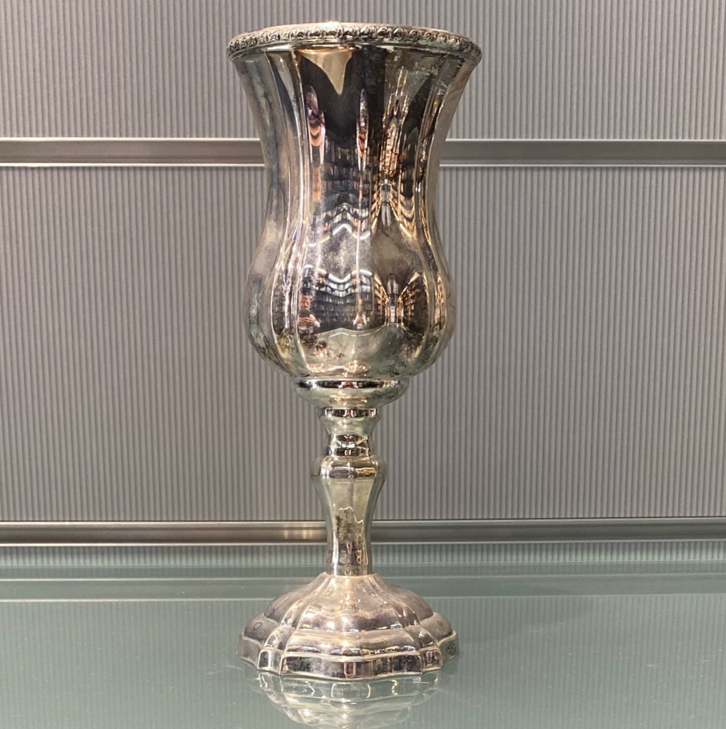 HAZORFIM Sterling Silver Footed Cup - Design 1