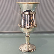 Load image into Gallery viewer, HAZORFIM Sterling Silver Footed Cup - Design 4
