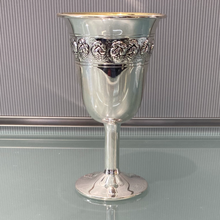Load image into Gallery viewer, HAZORFIM Sterling Silver Footed Cup - Design 6
