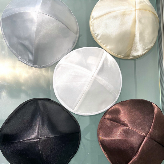 Shimmery Standard Kippot - Multiple Colours