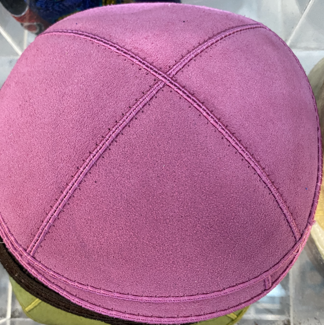 Suede Kippot - Huge colour range