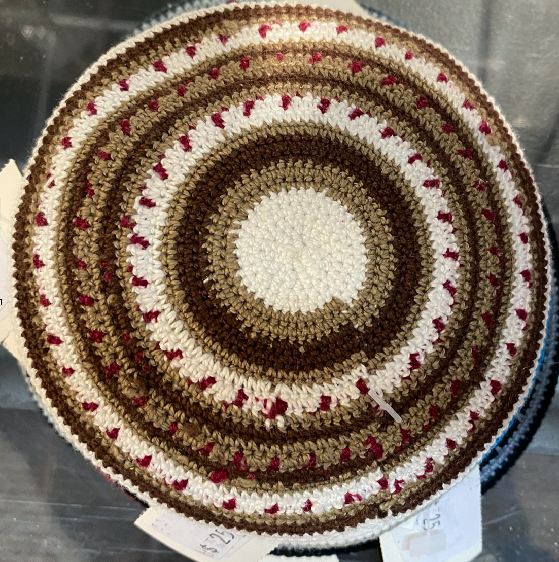 Small Knitted Kippot - Amazing range - available in store