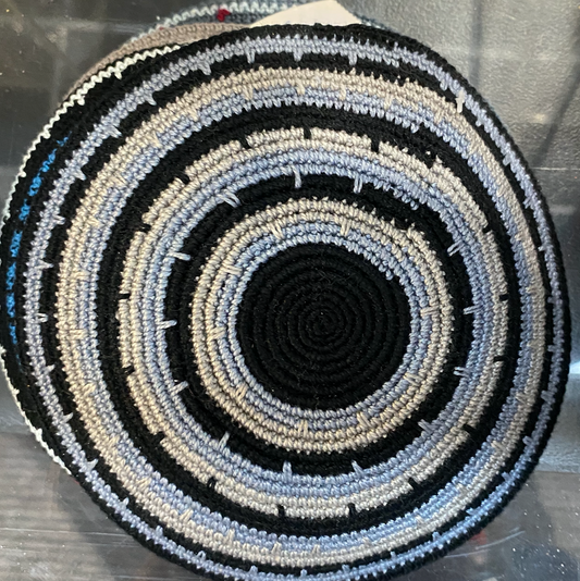 Small Knitted Kippot - Amazing range - available in store