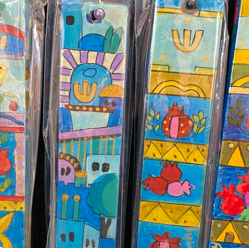 Mezuzot - Colourful Designs - Small