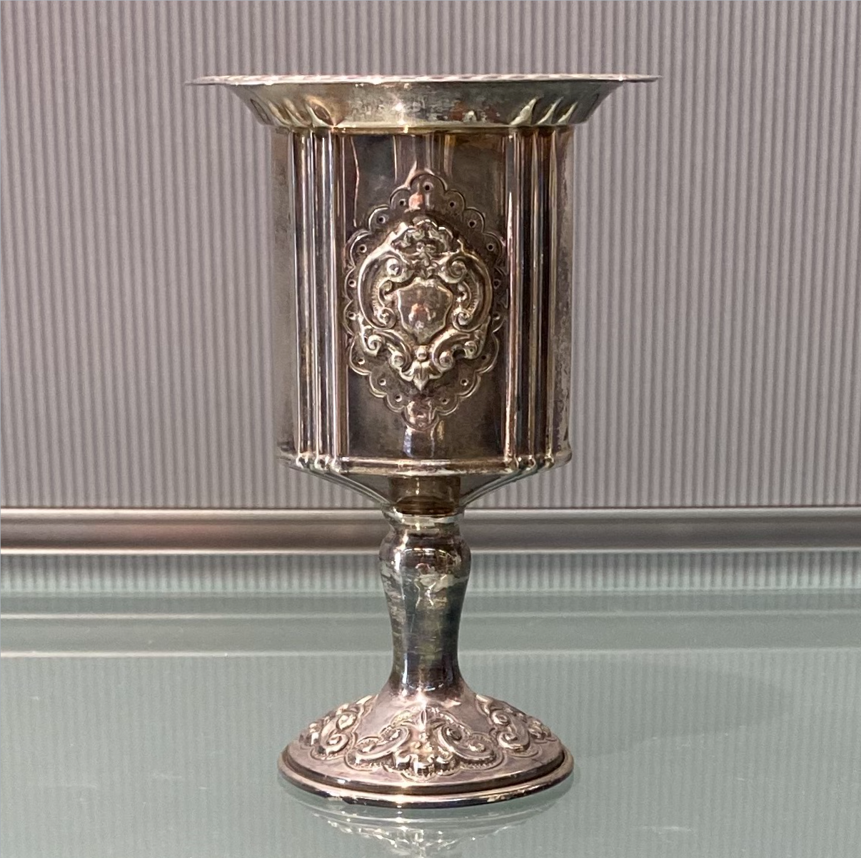 HAZORFIM Sterling Silver Candle Holder