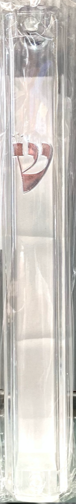 Clear Plastic Mezuzot - various