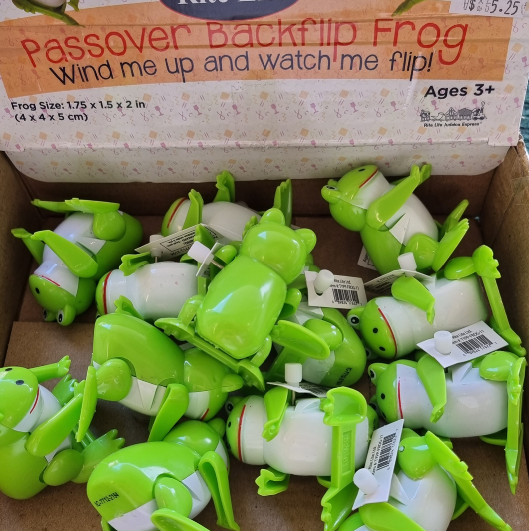 Passover Backflip frogs