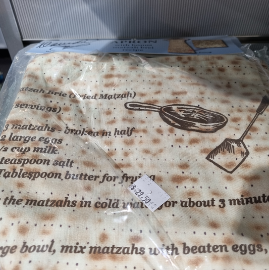 Matzah themed Apron