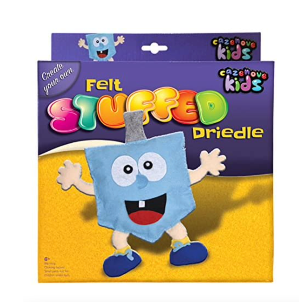 Felt Dreidel Character for Chanukah