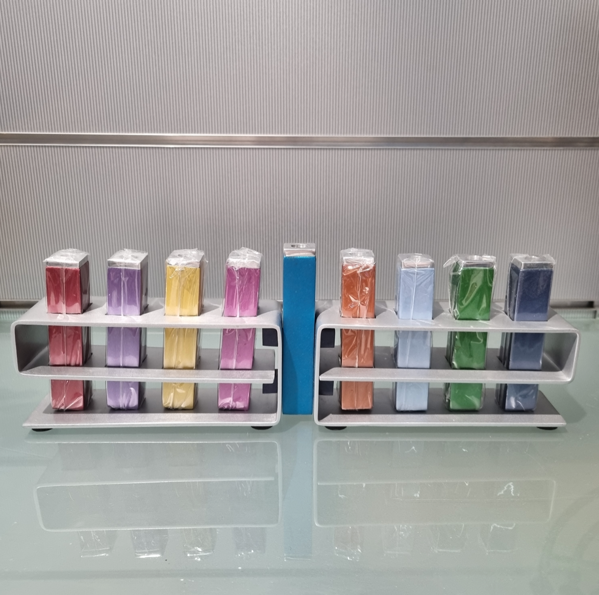 Emanuel colourful Menorah