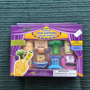 Four Questions Finger puppets